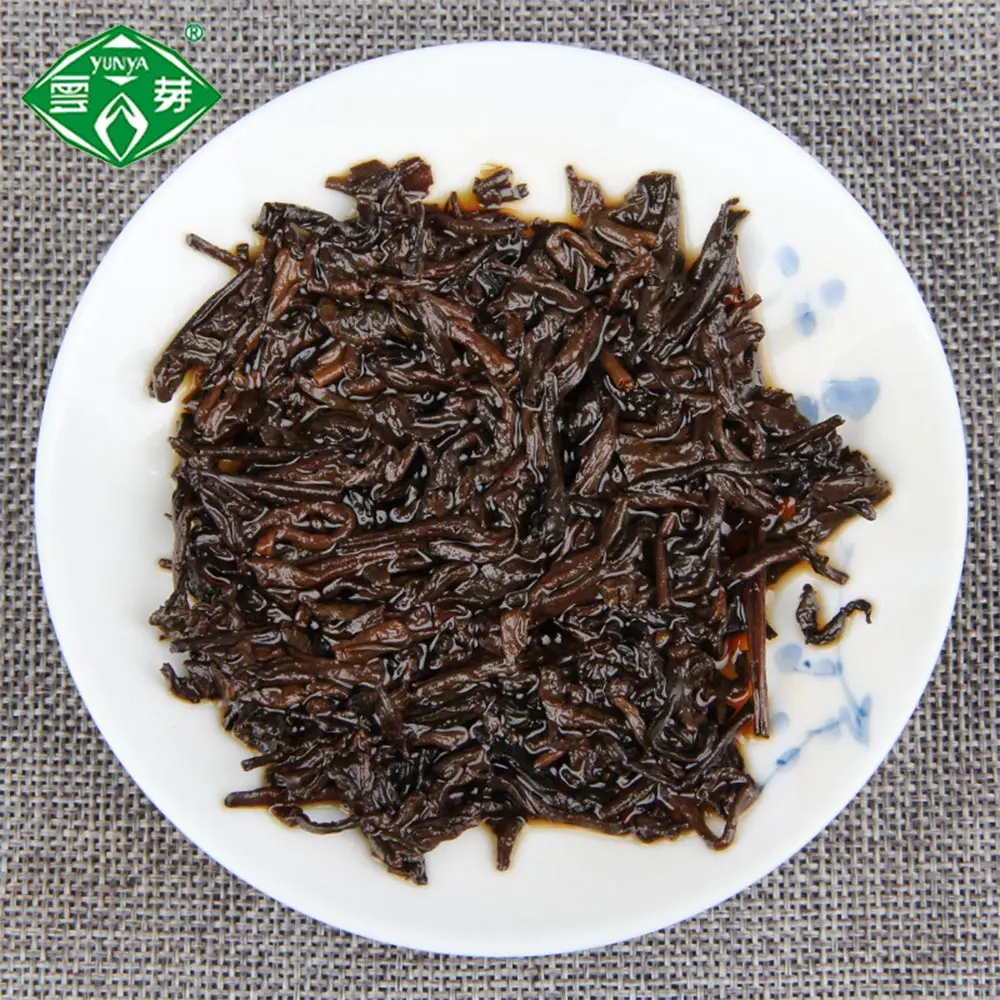 

Puwen 2006 Te Pu'er Yunya Shu Pu'er "Treasures" (Zhen Pin) Ripe Pu'er Tea Cake 400g