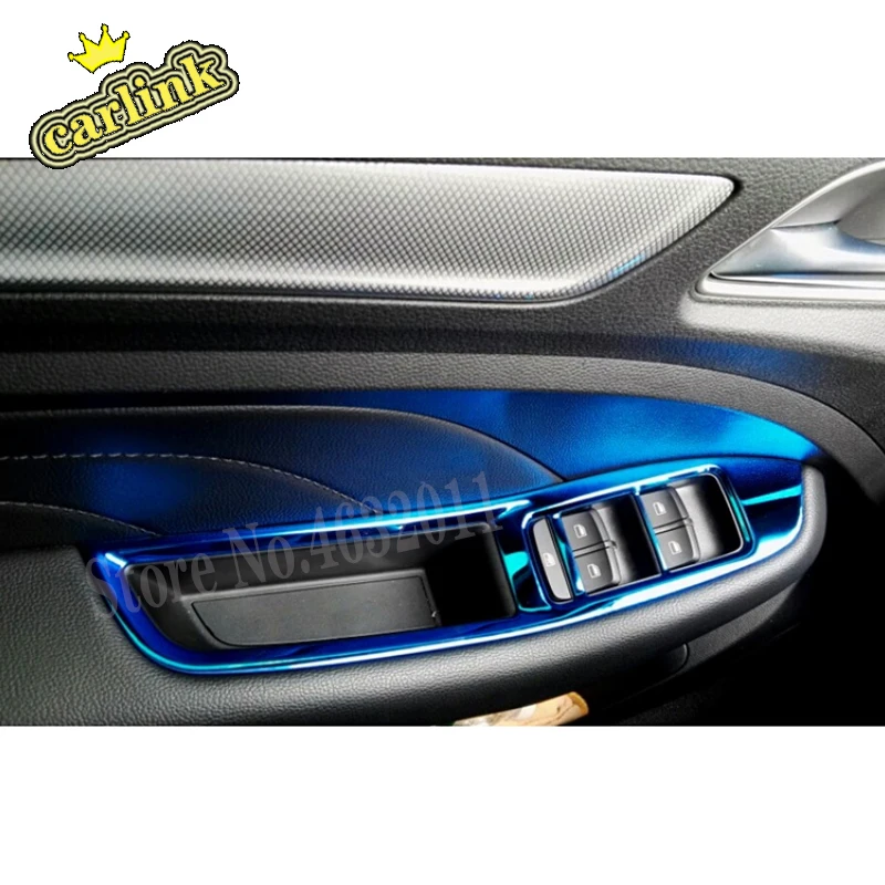 Нержавеющая сталь Синий/Матовый для MG ZS аксессуары 2018 LHD двери окна лифт кнопка