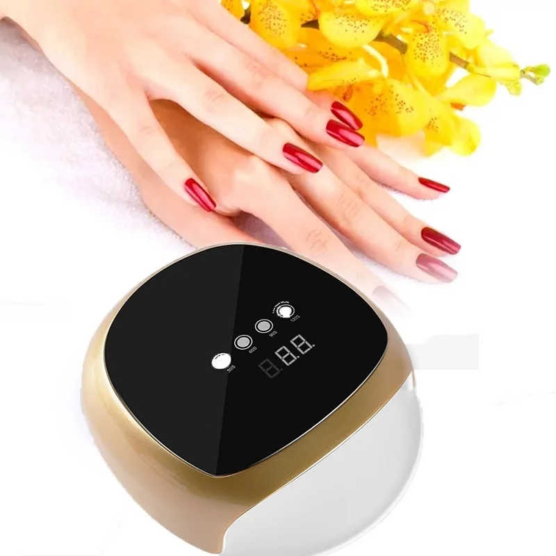 

Сушилка для ногтей УФ светодиодная лампа ЖК-дисплей 24leds сушилка лампа для отверждения гель-лака Авто зондирующий инструмент для маникюра-Авто Инфракрасный датчик