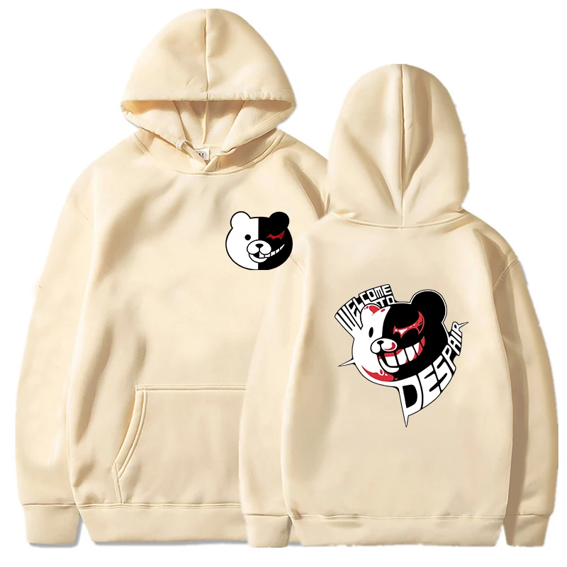 Модная забавная Аниме Толстовка с капюшоном Danganronpa героями мультфильмов Harajuku