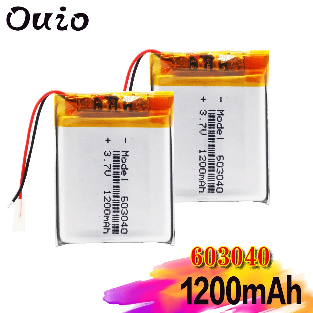 Литий ионный аккумулятор 3 7 в 1200 мАч литий полимерный полимерные аккумуляторы