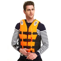 adult children general outdoor swimming boating ski fishing safety buoyancy vest portable polyester life jacket equipment s xxxl
