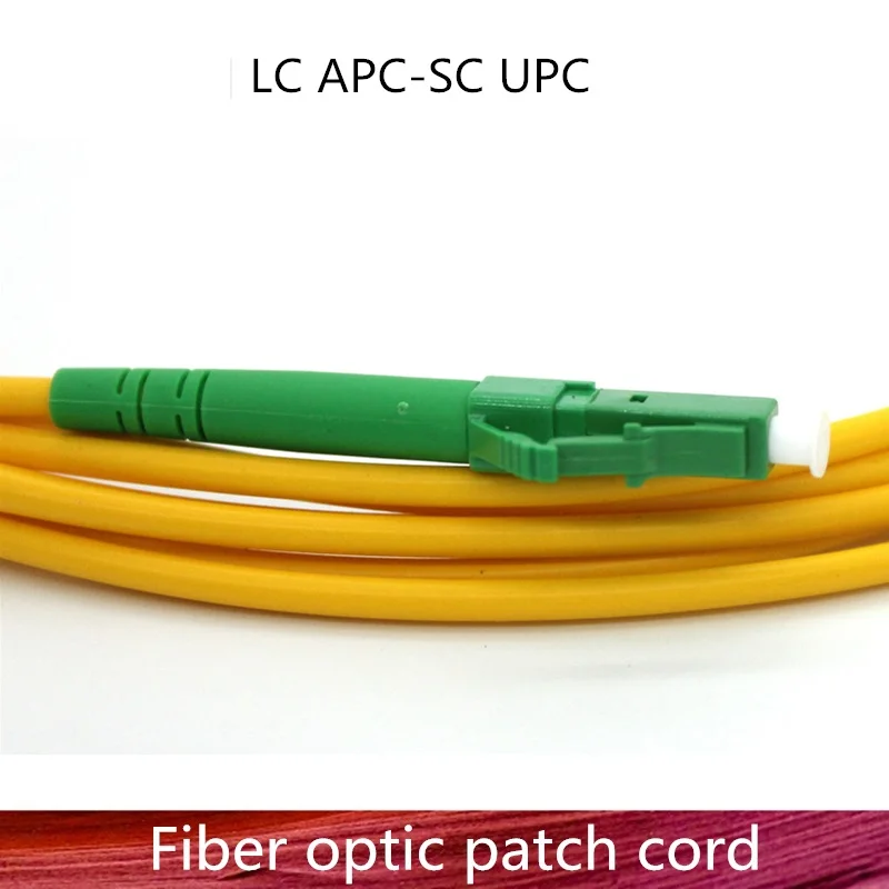 LC/APC to SC/UPC Fiber Optic Patch Cord Cable LC-LC 1m/3m/5m/10m/20m/30m Jumper Single Mode Simplex