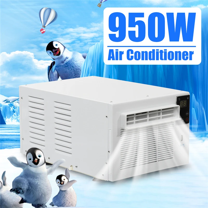 950W Портативный кондиционер холодного/тепла двойного назначения таймер на 24 часа