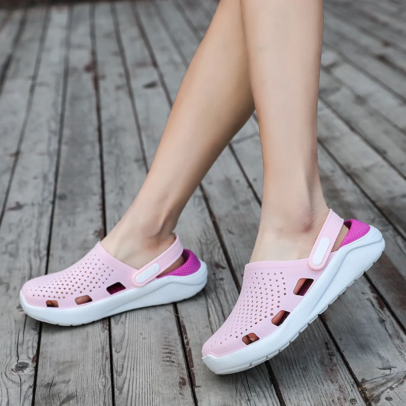 Оригинальные новые садовые Вьетнамки водонепроницаемая обувь женские