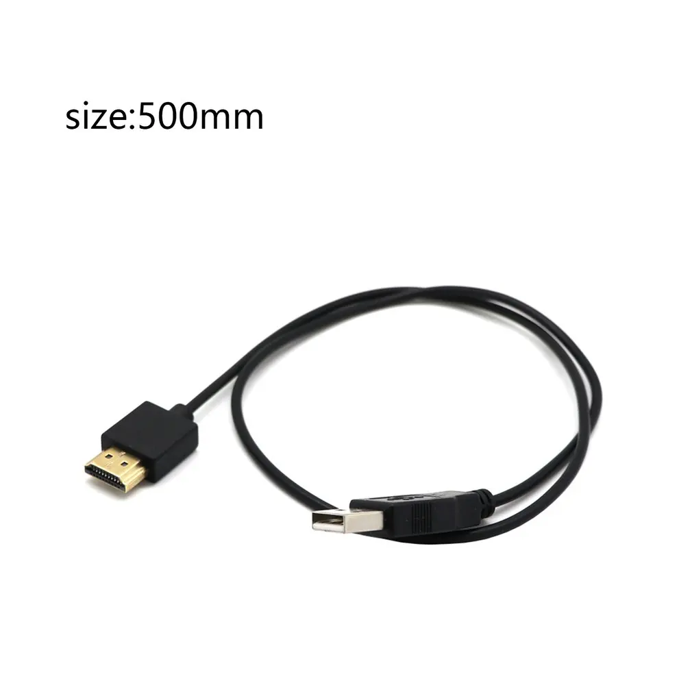 

High Speed Mini HDMI-compatible to USB Cable Male to Male for Tablet Camcorder MP4 HDMI-compatible To USB Power Cable