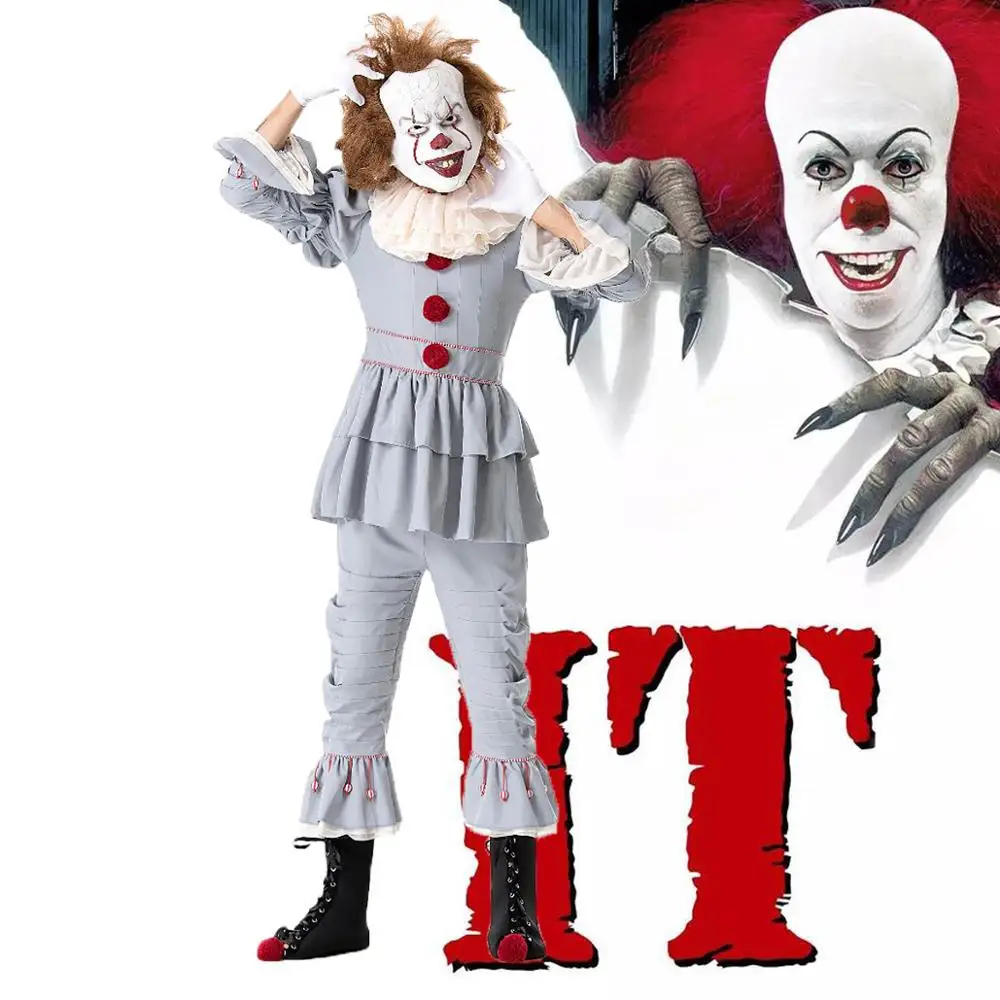 Детский костюм для косплея Стивена Кинг оно 2 IT: глава два пеннивайза Клоуна