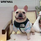 Новейшие модели 2021 года, зимнее теплое пальто для домашних питомцев, водонепроницаемая куртка для собак, модное лицо собаки, костюм для кошек и щенков с узором, одежда