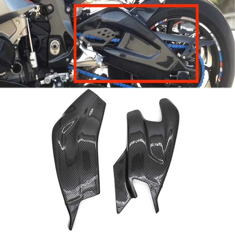 

Для BMW S1000RR 2009 - 2018 HP4 2012 2013 2014 S1000R 2015-2019 с поворотным механизмом крышка маятника протектор углеродного волокна ABS Пластик