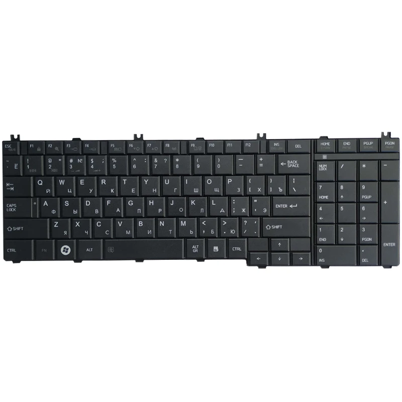 Новая русская клавиатура для ноутбука toshiba dynabook T350 B350 RU черная | Компьютеры и офис