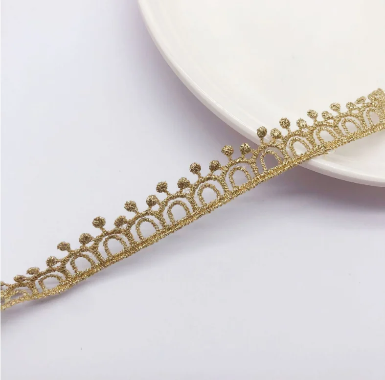 Кружевная аппликация из полиэстера кружевная ткань для шитья см 10 ярдов с