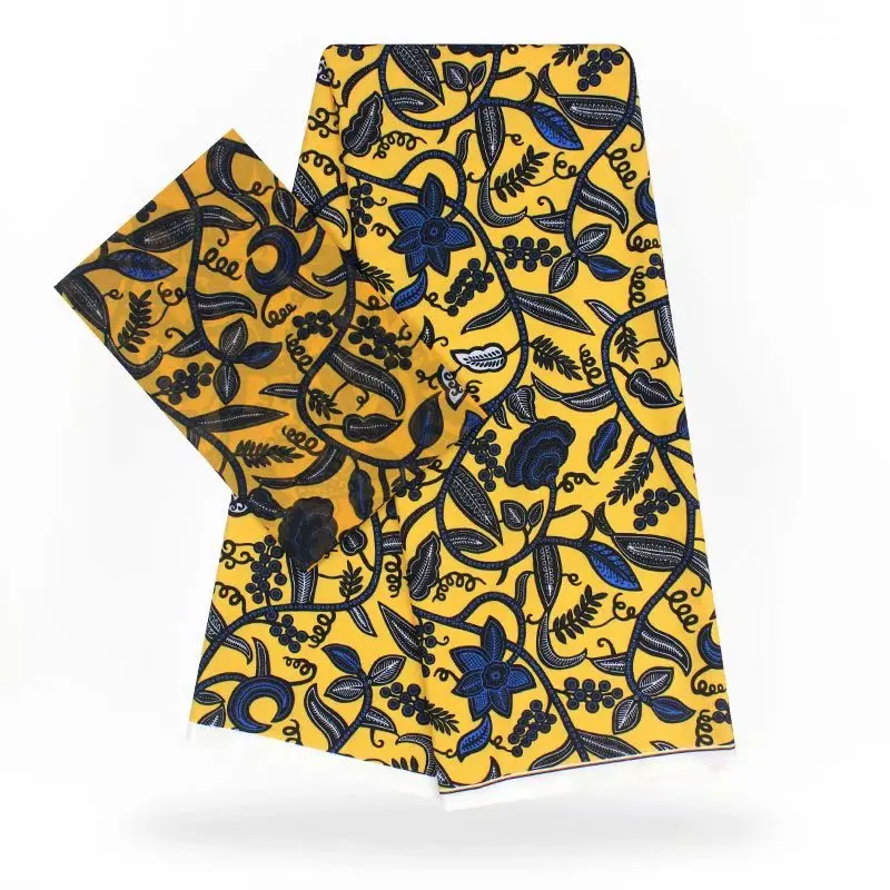 Оптовая продажа искусственная шелковая ткань с принтом листьев цифровой печатью