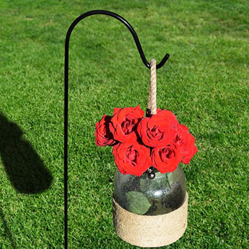 WOLFBIRD-gancho de Metal resistente para jard&iacute;n, percha ligera resistente al &oacute;xido, ideal para bodas, pastor-3