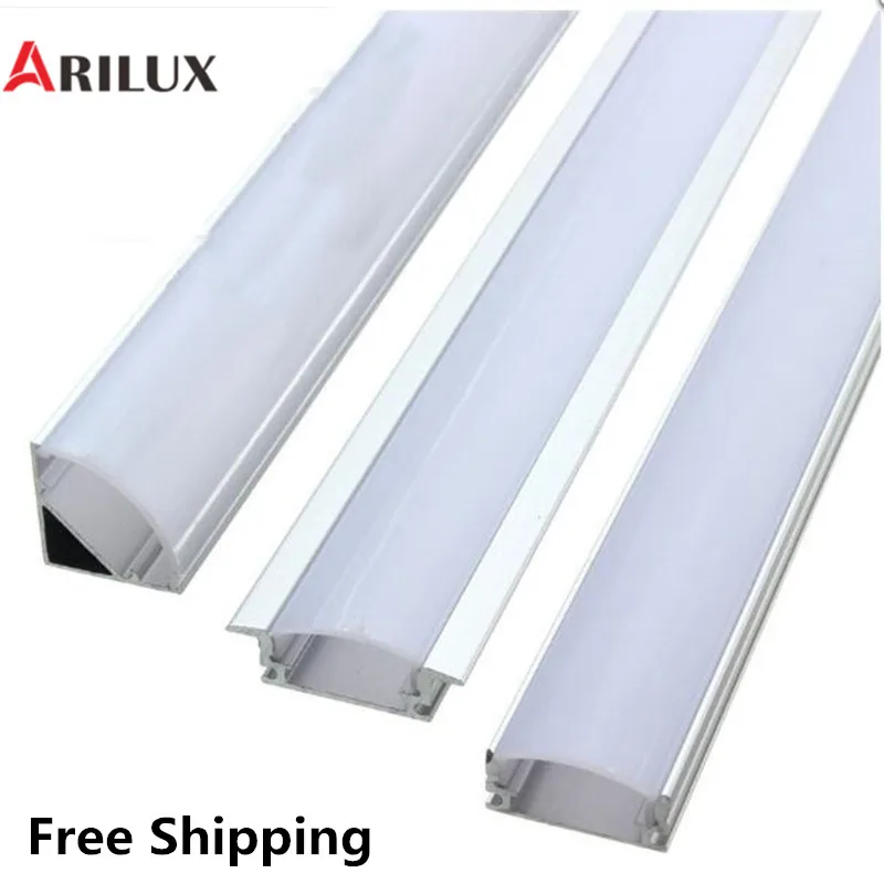 ARILUX 1X 5X 10X V U YW 1 8 см в ширину три стиля 50 алюминиевый держатель канала для
