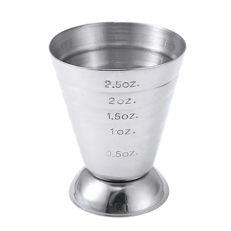 75 мл мерный стакан унции Shot Jigger Миксер для напитков из нержавеющей стали Mojito