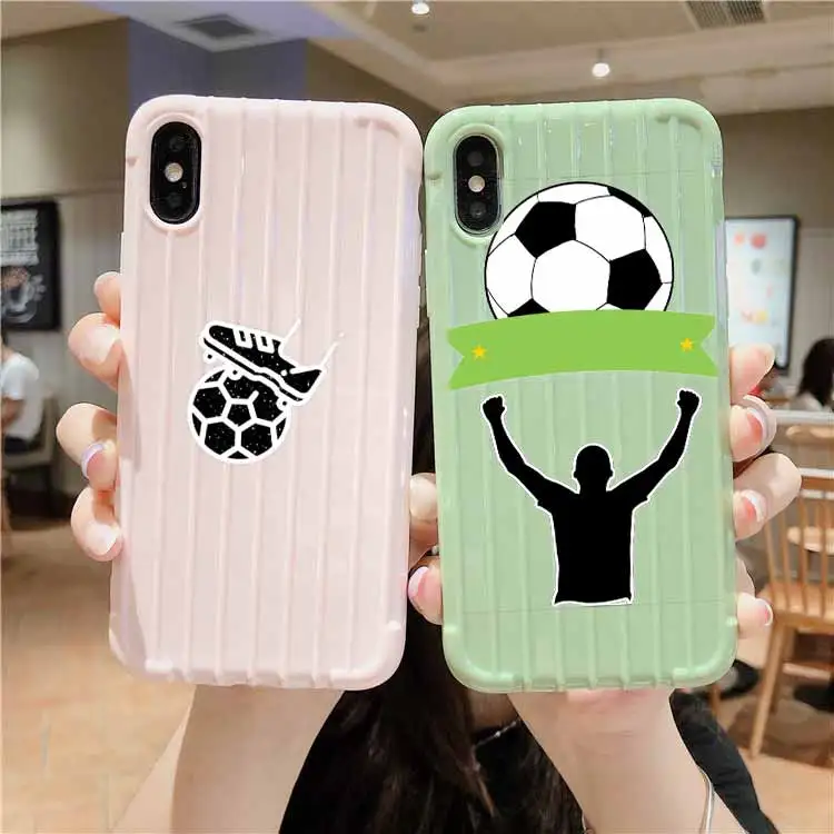 Чехол для телефона IPhone 11 Pro Max X XS MAX 8 7 6S Plus с текстурой футбольного мяча на