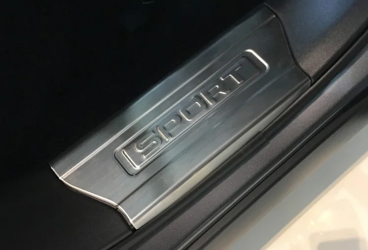 Нержавеющая сталь порога Накладка порога пороги для Range Rover Sport- автомобиль Добро пожаловать педали 4 шт./компл