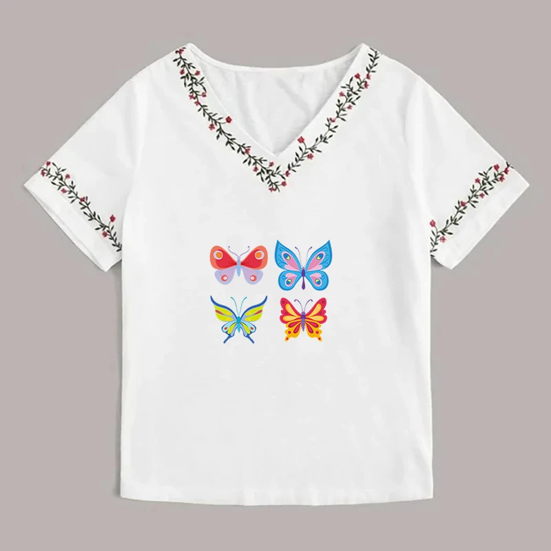 Бабочки патчи железо на переноске Diy украшения парчи для одежды модные моющиеся