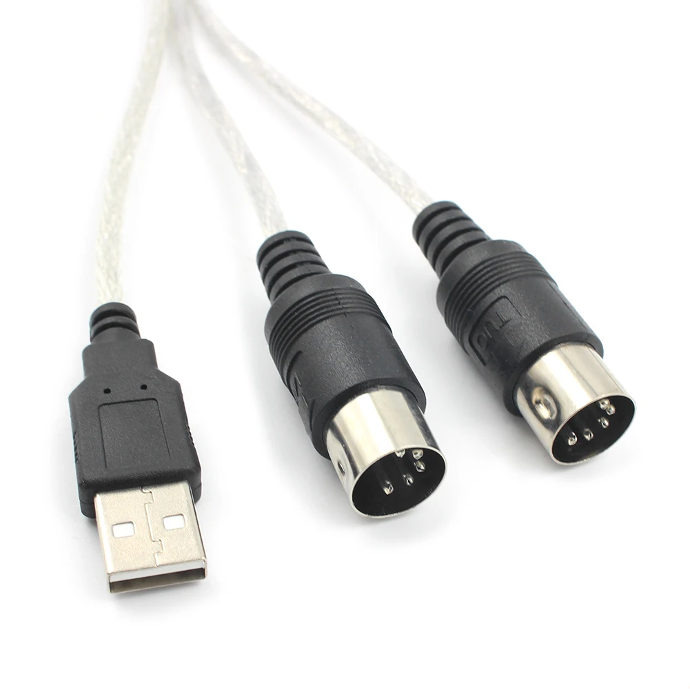 USB IN-OUT MIDI электронная клавиатура компонентный кабель адаптер Набор конвертер