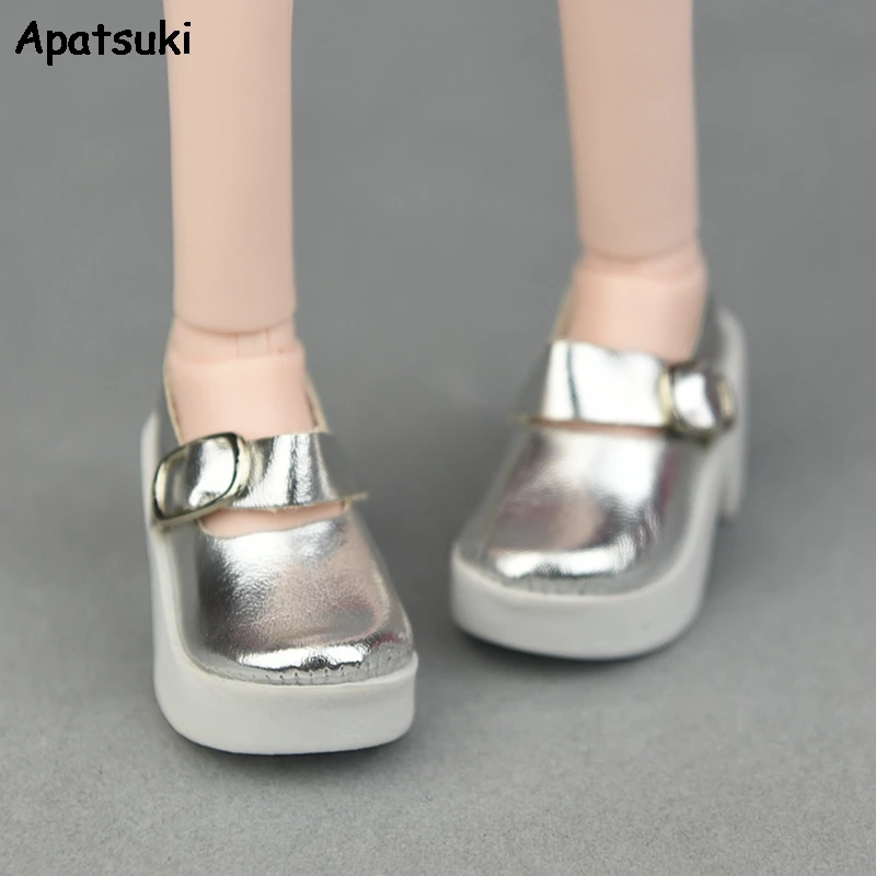 

6*2.5cm Silver Fashion Shoes For 45-50cm XINYI Doll High-heel Shoes For 1/4 BJD Doll Shoes 1:4 Doll Accessories Kids Toy