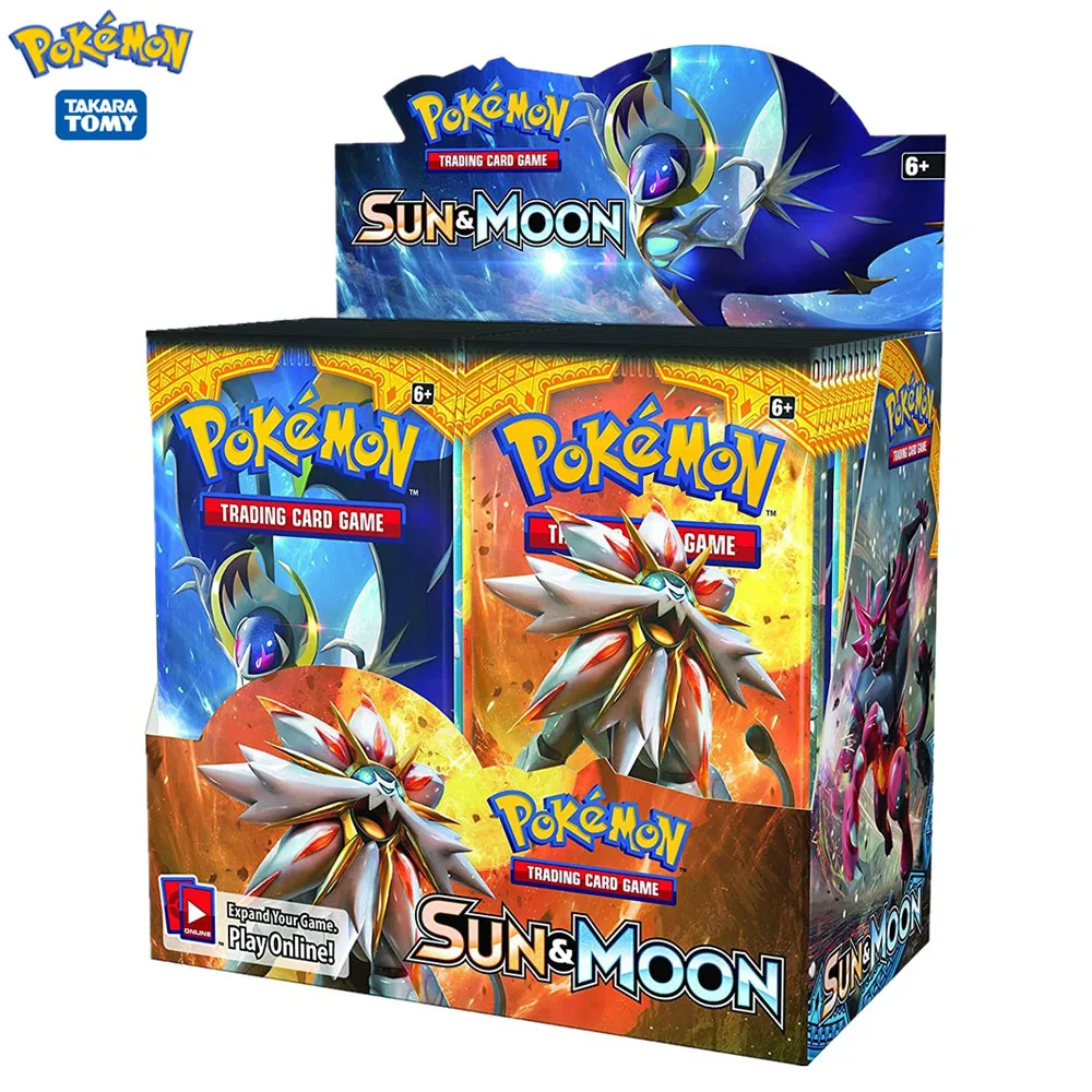 324 шт./кор. карты Pokemon Sun Moon английская Скрытая судьба эволюции усилитель