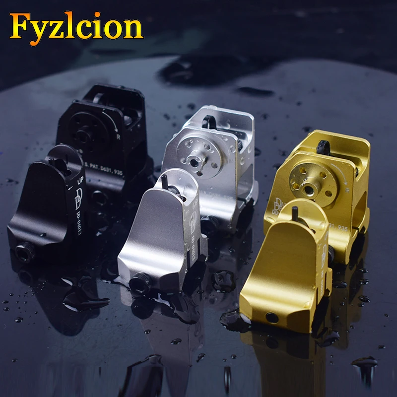 Тактический фиксированный передний и задний Железный прицел DD обтекаемый дизайн