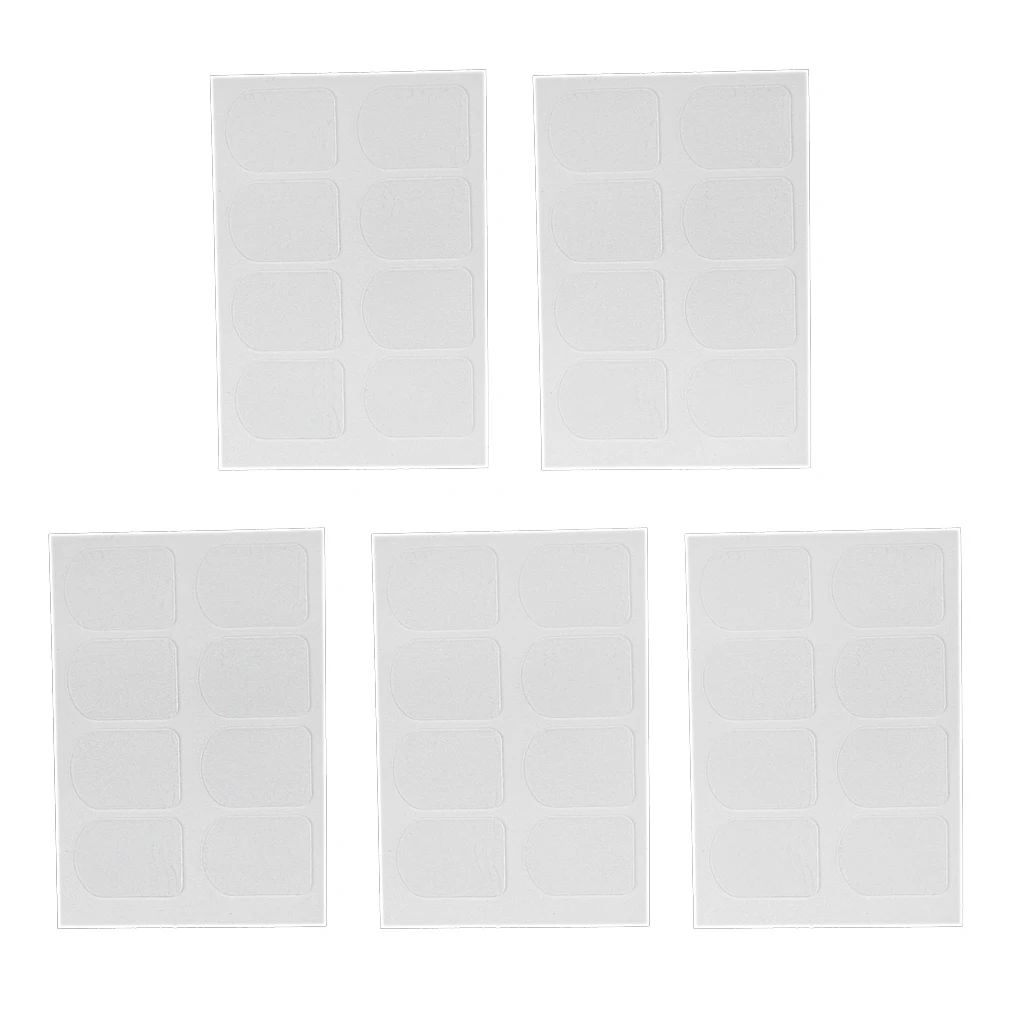 

40Pcs Alto/Tenor Saxophone Rubber Tooth Pad Cushion Clear Mouthpiece Patches Pad