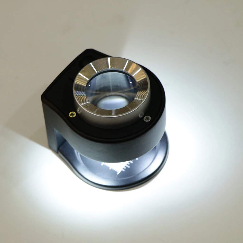 

UV Magnifier Loupe Fabric Scale Textile Optical 30X Magnification