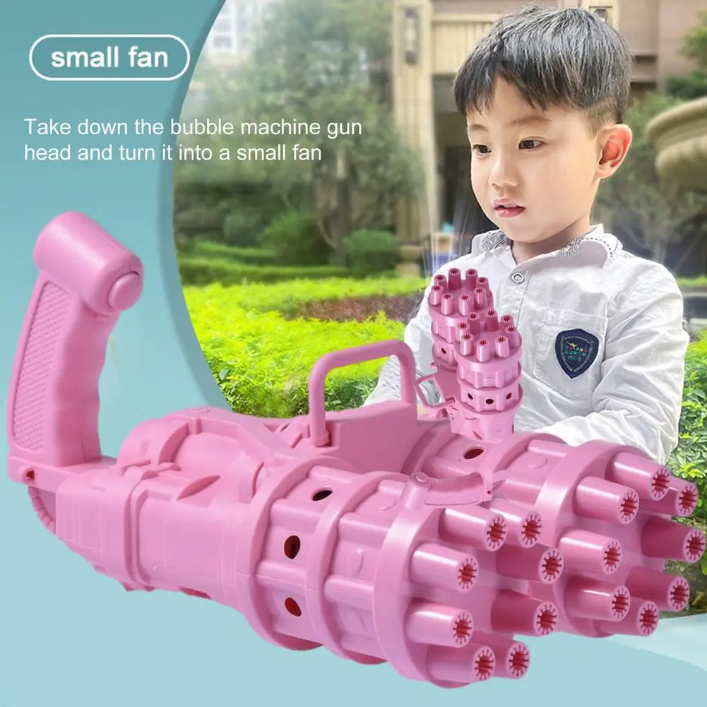 

Double Head Automatic Bubble Maker Blower Gun Dul Bubble Machine Ideal Gift Summer Soap Water Toys 2in1 Electric Bubble Machine