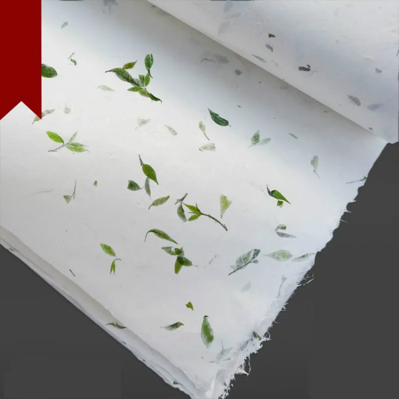 Китайская половинчатая бумага для риса каллиграфия живопись Xuan с натуральным