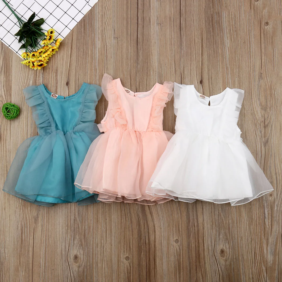 Toddler Kids Baby Girl Princess Dress Sleeve Lace Tutu Bowknot Summer Sundress Kid Clothes 1-6T | Детская одежда и обувь