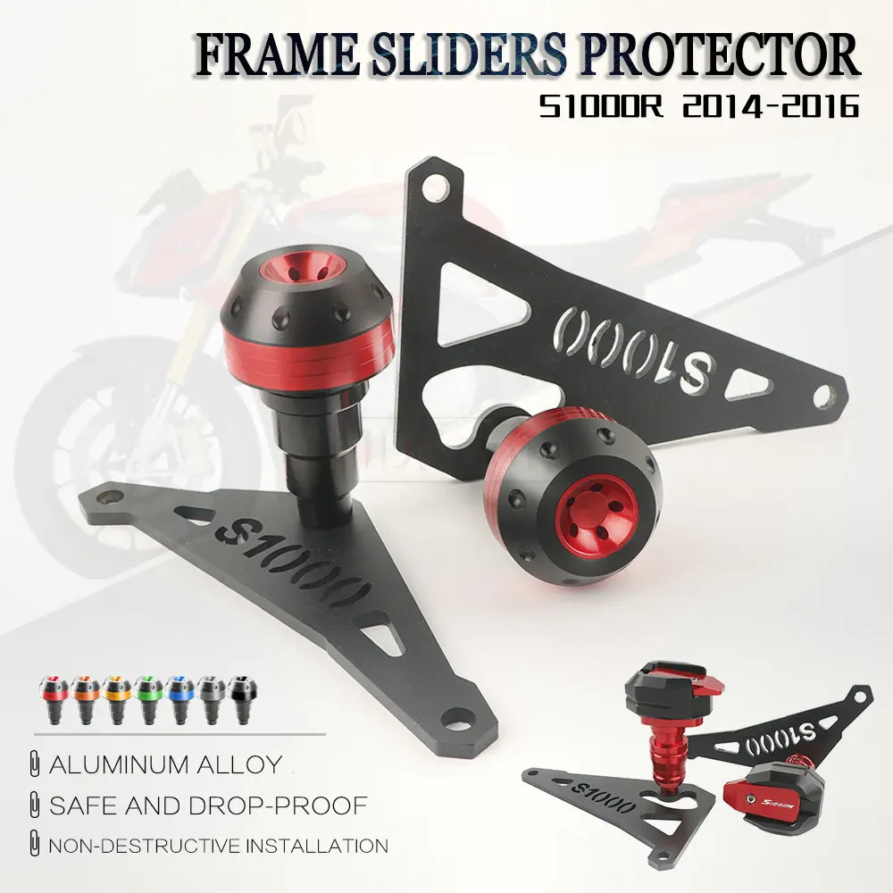 

Для BMW S1000R S1000R S 1000R 2014 2015 2016 защита от падения мотоцикла Рамка слайдер обтекатель защита от Краш Pad протектор