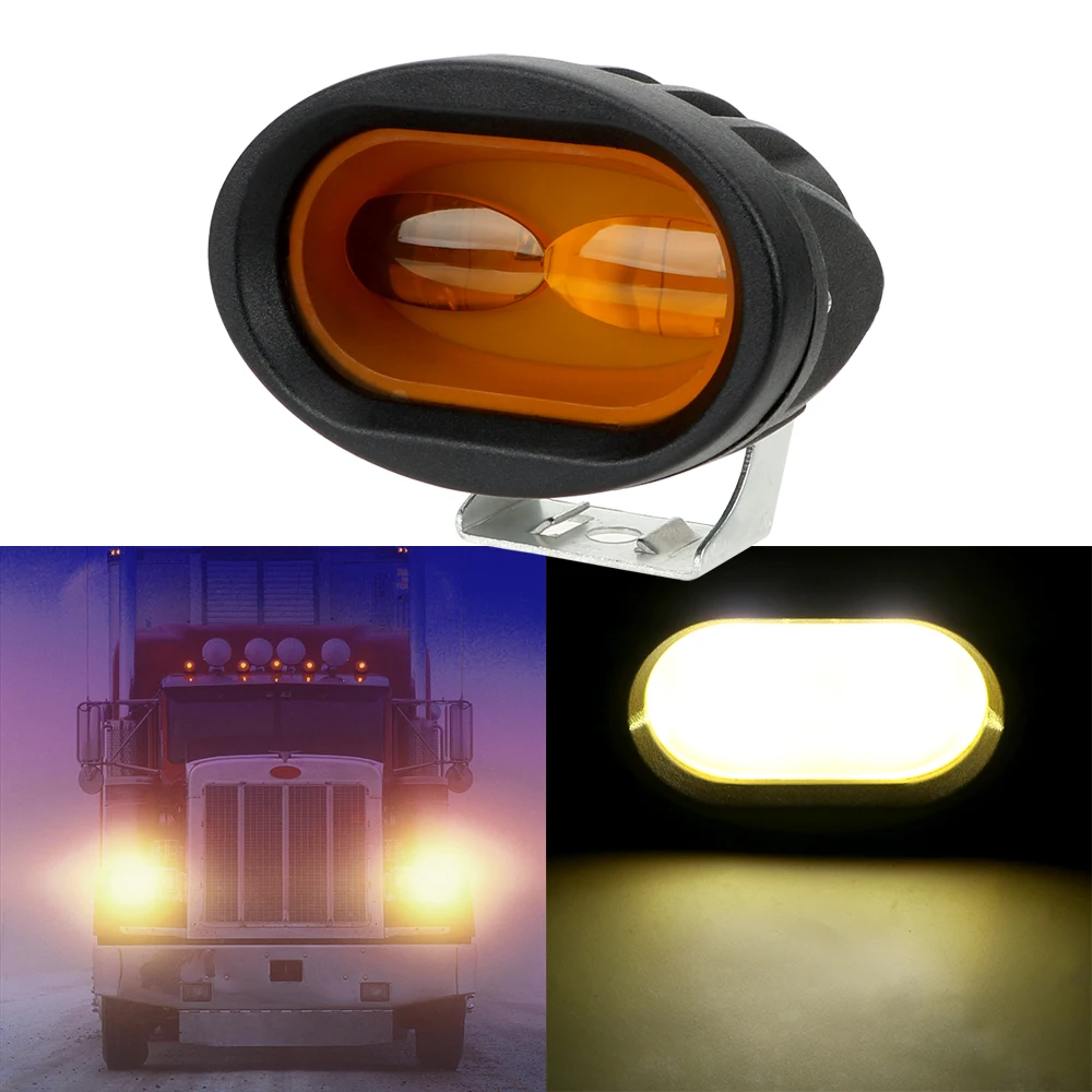 

Рабочий светильник 2 светодиодный 20 Вт Точечный светильник для грузовой автомобиль внедорожник ATV автомобильный противотуманный автомобил...