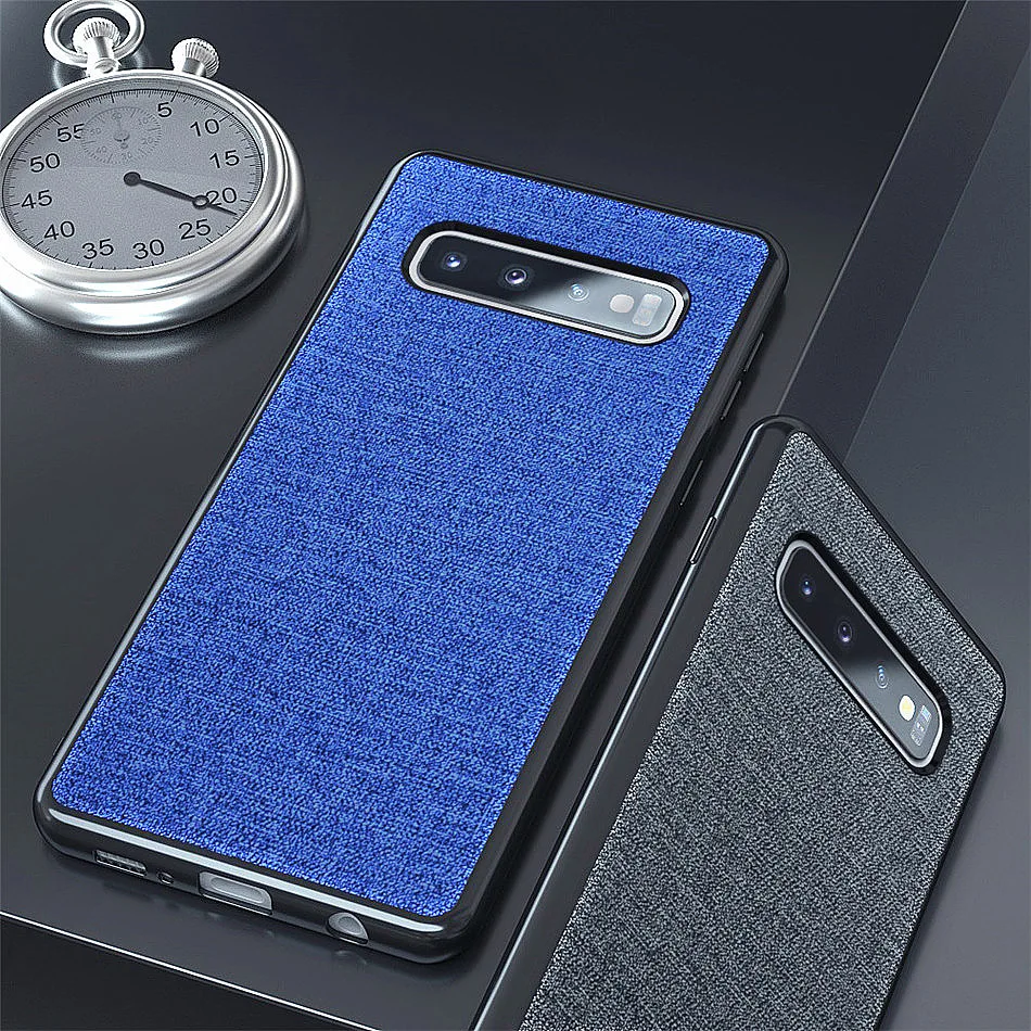 Тканевые Чехлы для Samsung Galaxy S9 S8 S10 Plus Lite A30 A50 A40 A70 M20 A7 A8 A9 2018 силиконовый чехол