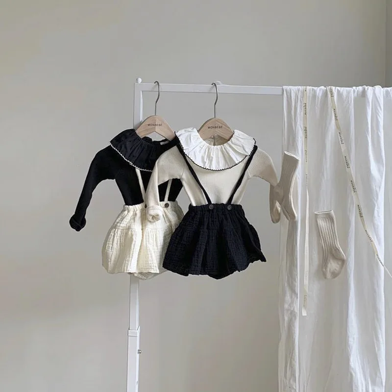 

Girls Puff Sleeve Bottoming Shirt Girl Baby New Net Yarn Long-sleeved White T-shirt Autumn Clothes Outer Top Dress Clothes