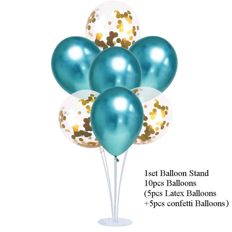 stand ballon set 5 2 комплекта свадебные шары для украшения подставка держатель воздушных шаров Колонка для взрослых детей воздушные шары для дня рождения вечеринки Декор для дома/сада Babyshower - Цвет: stand ballon set 5