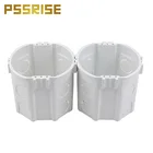 Настенная круглая Монтажная коробка PSSRISE, розетка для переключателя кассеты, скрытая круглая внутренняя Монтажная коробка, стандарт EU RU