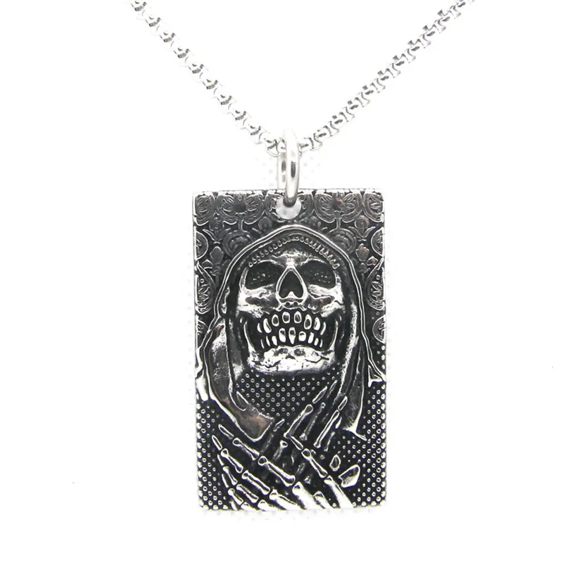 Поддержка Прямая поставка последняя мода с черепами король кулон 316L нержавеющая