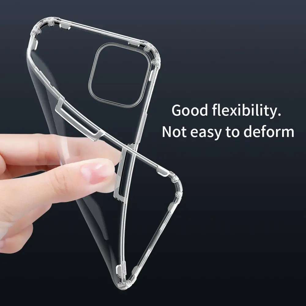 Чехол для iphone 12 Pro Max Mini NILLKIN Nature Прозрачная мягкая задняя крышка из ТПУ