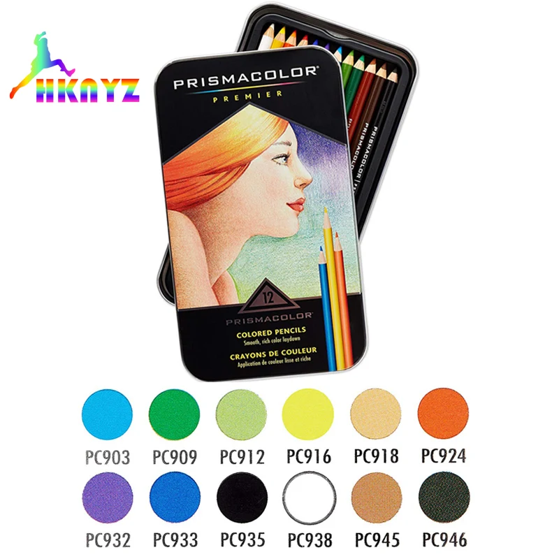 

Sanford Prismacolor Premier мягкие цветные карандаши 12 штук Sanford Prismacolor мягкие одноцветные карандаши Premier