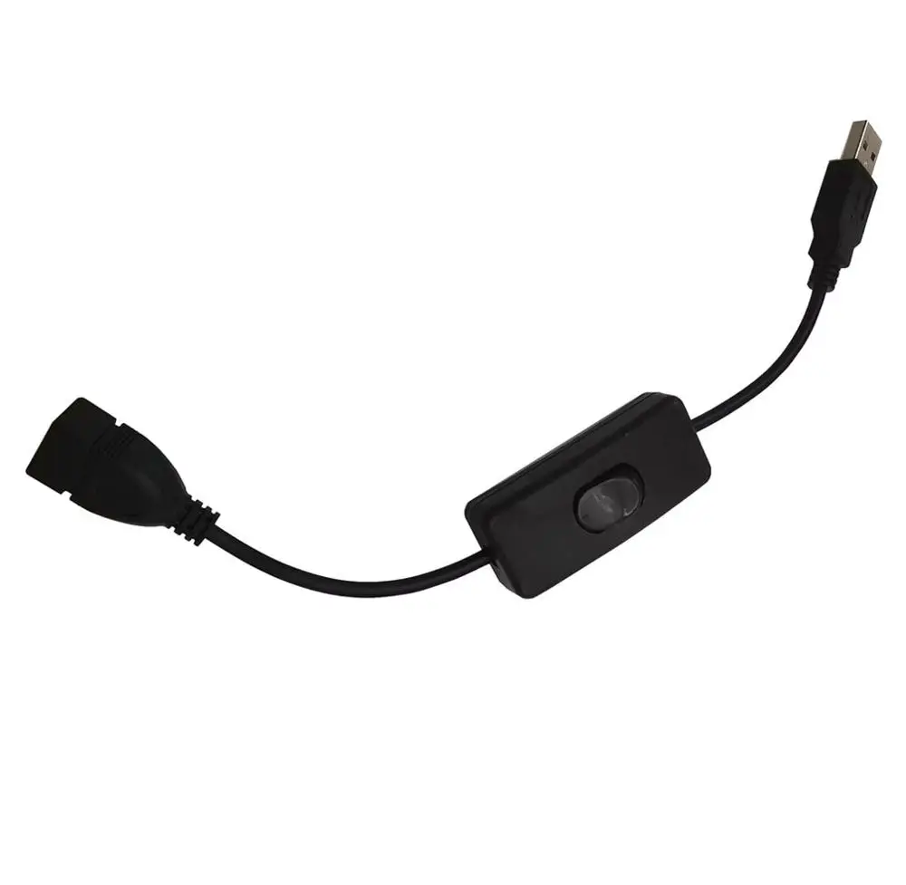 3а 22AWG медный USB Удлинительный шнур питания с переключателем USB AMAF удлинитель с переключателем контроллер линии