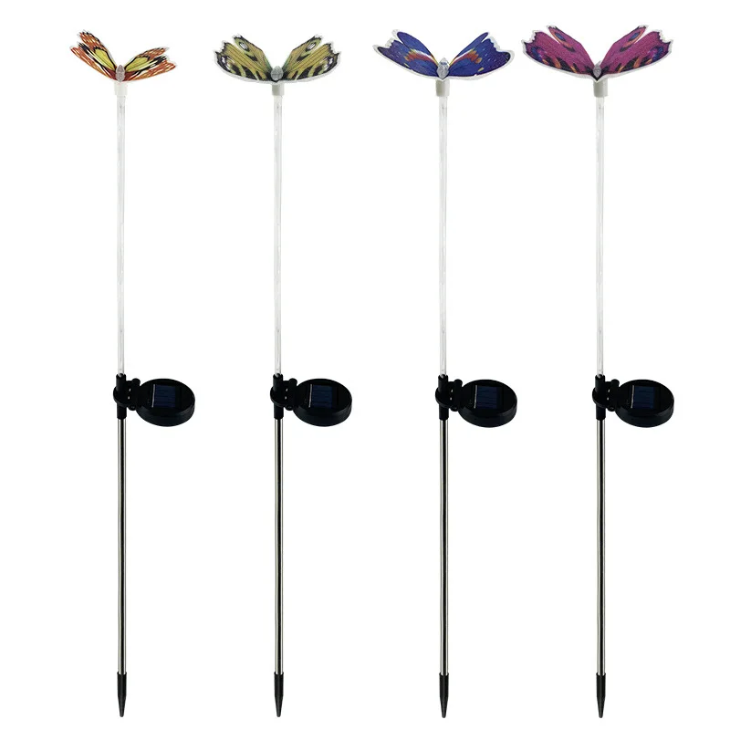 

Solar Light LED Outdoor Garden Light Color Fiber Optic Butterfly Garden Villa Waterproof Lawn Light Landscape Light