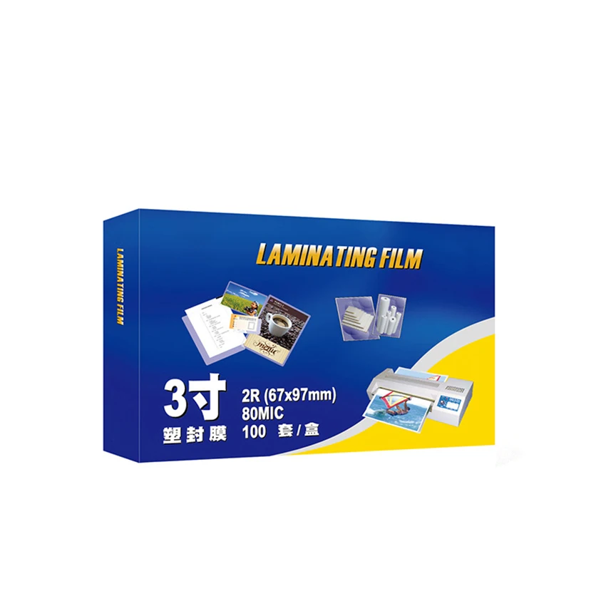 

Thermal Laminating Pouches, 3 Inches 67x97 MM Size Sheets, 80mic, 100 Sheets, Clear Thermal Laminating Pouches for Cards