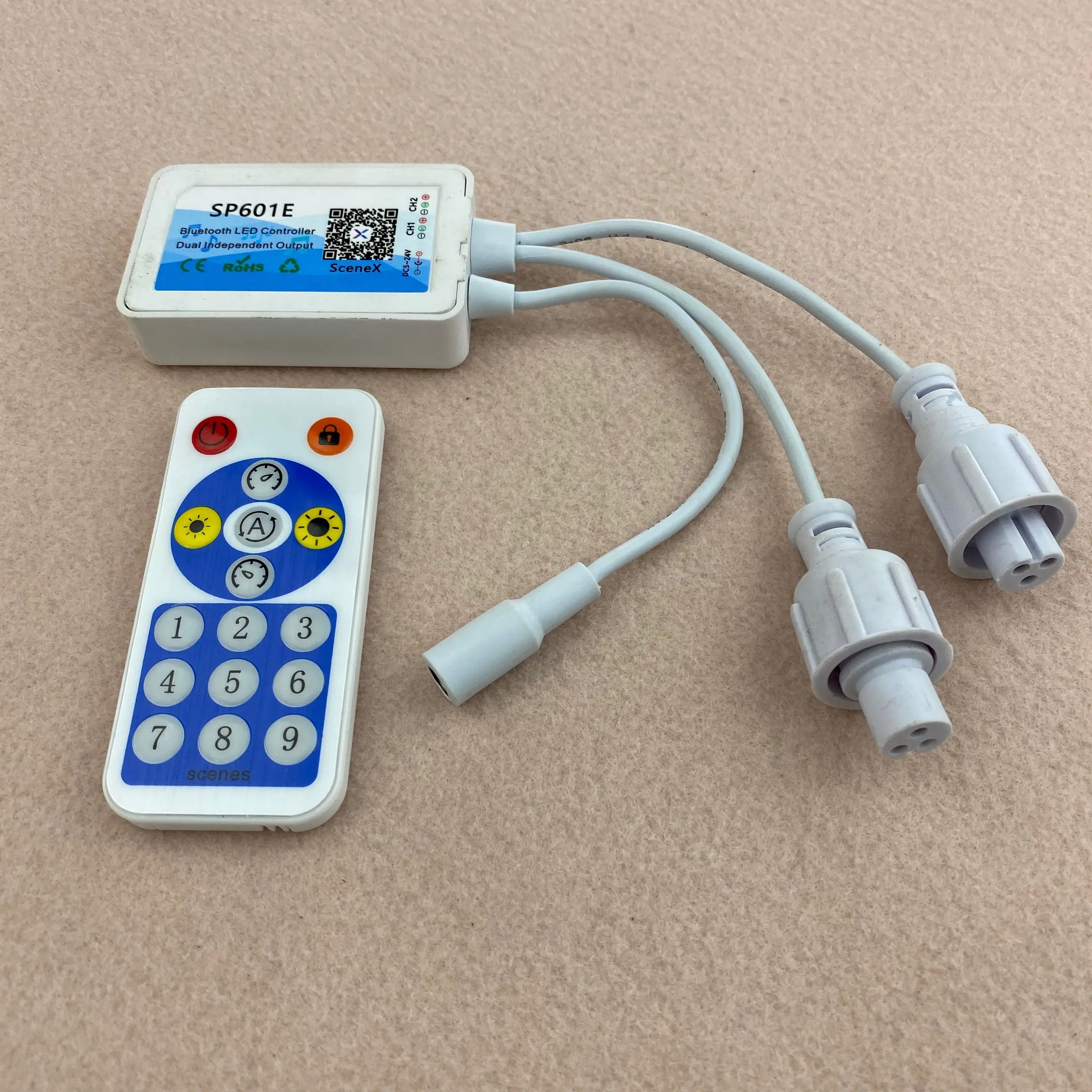 SP601E Светодиодный контроллер bluetooth pixel Двойной выход Поддержка приложения для
