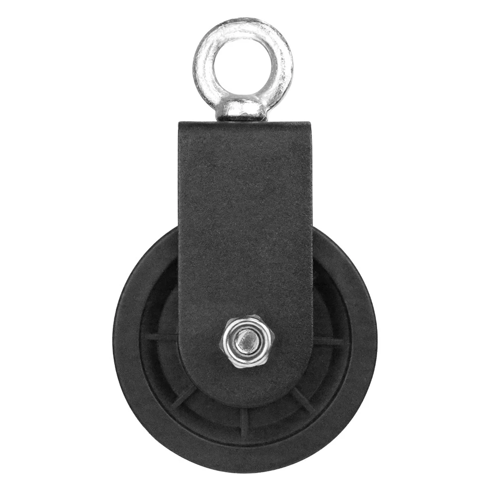 

Bearing Pulley Wheel U Type Swivel Pulley Heavy Duty Traction Wheel Super-Silent Detachable Rotation For Cable Machine Equipment