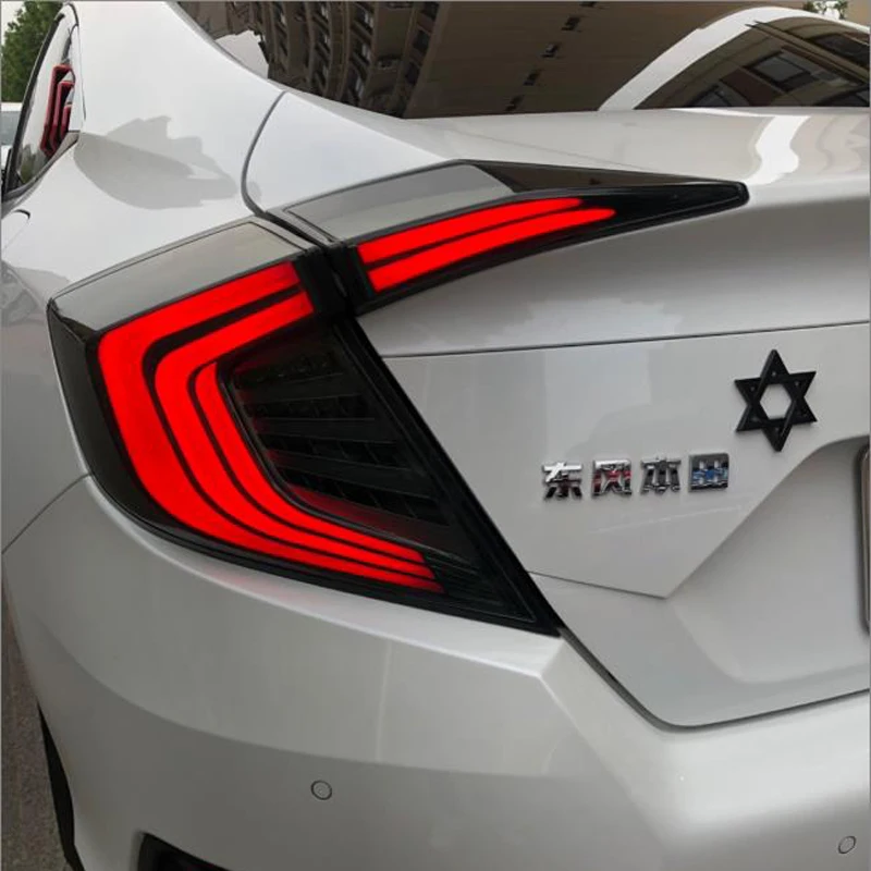 Vland светодиодные задние лампы для Honda Civic светодиодные задние фонари крест задний багажник крышка лампы drl+ сигнала+ Тормозная+ обратный