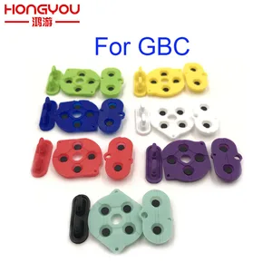 Цвет Фул резиновый проводящий кнопки A-B D-Pad для Nintend Game Boy Цвет GBC силиконовый Кондуктивный начать выберите клавиатуры