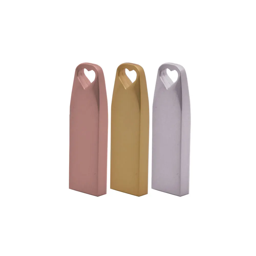 (Более 10 шт. бесплатный логотип) Новый розовый золотой Usb флеш накопитель с