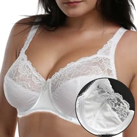 ybcg plus size women bra lace unlined mesh lingerie embroidery floral thin cup underwear sexy push up bras for women e f g cup