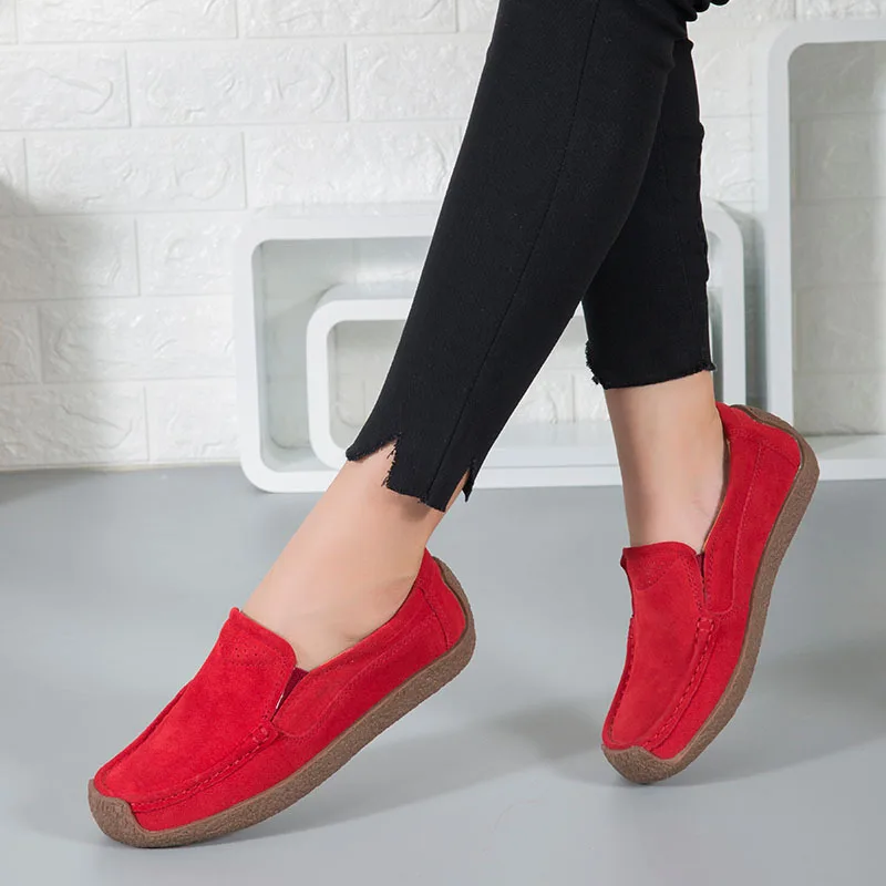 Женская обувь сезон весна осень женская на плоской подошве без шнуровки женские